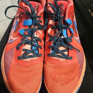 Kyrie Flytraps Red and Blue Athletic Shoes